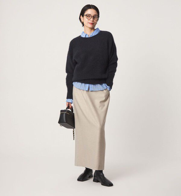 UNITED ARROWS green label relaxing「【結論シリーズ】ホッとタイトスカート マシンウォッシャブル ストレッチ 帯電防止」|タイト|