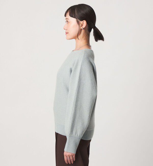 UNITED ARROWS green label relaxing「FOXブレンド ラメ フォルム ドルマン ニット」|ニット・セーター|