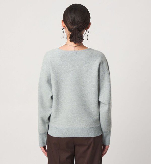UNITED ARROWS green label relaxing「FOXブレンド ラメ フォルム ドルマン ニット」|ニット・セーター|