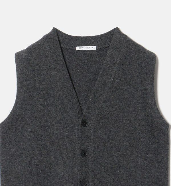 BEAUTY&YOUTH UNITED ARROWS「ウールカシミヤブレンド アクア ニットベスト」|ベスト・ジレ|
