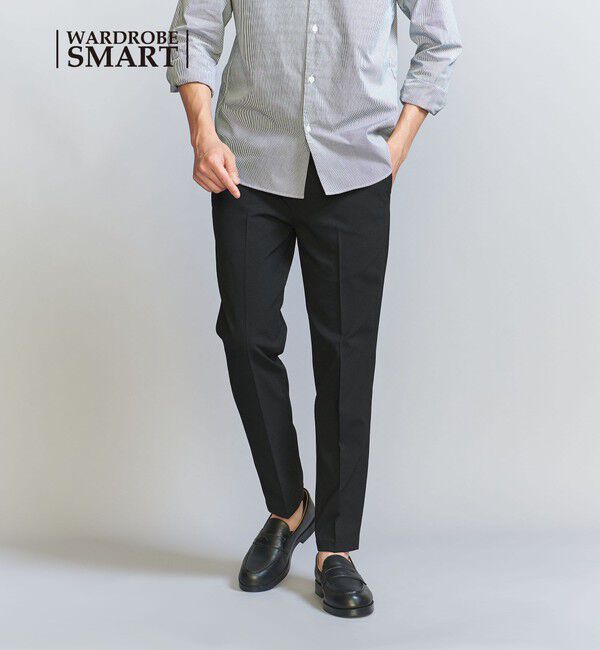 BEAUTY&YOUTH UNITED ARROWS「【WEB限定 WARDROBE SMART】ソロテックス オールシーズン パンツ」|スラックス|BLACK