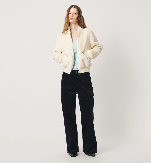 ATTISESSION「＜ATTISESSION＞フェイクファー ショートブルゾン」|その他|