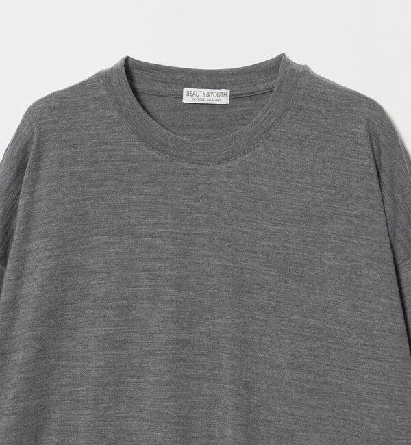 BEAUTY&YOUTH UNITED ARROWS「ウォッシャブル ウール ロングスリーブ Tシャツ」|Tシャツ・カットソー|