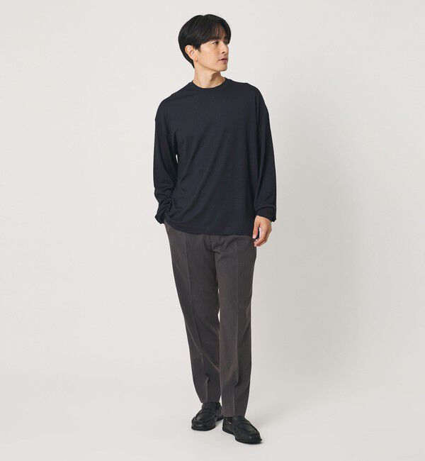 BEAUTY&YOUTH UNITED ARROWS「ウォッシャブル ウール ロングスリーブ Tシャツ」|Tシャツ・カットソー|