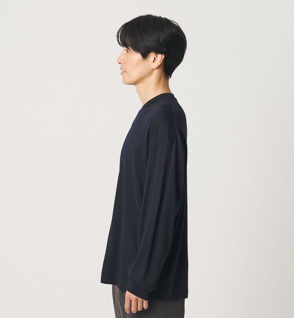 BEAUTY&YOUTH UNITED ARROWS「ウォッシャブル ウール ロングスリーブ Tシャツ」|Tシャツ・カットソー|