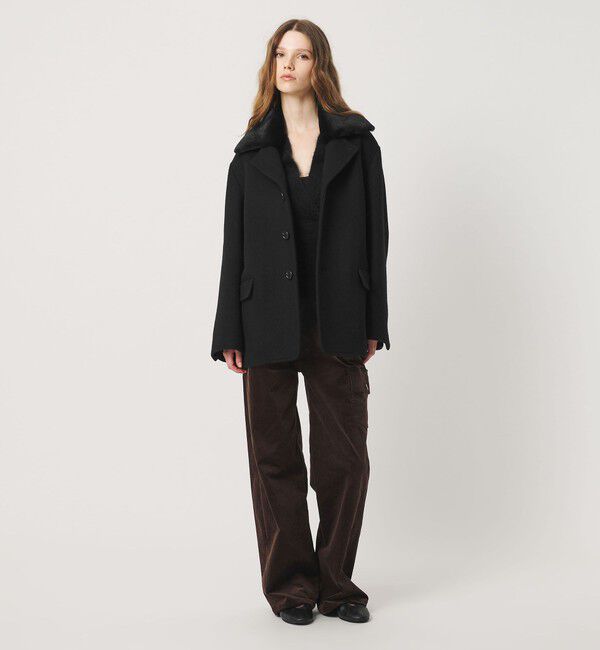 ATTISESSION「＜ATTISESSION＞フェイクファー 2WAYカラー コート」|その他|