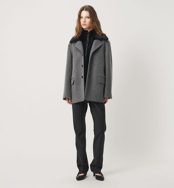 ATTISESSION「＜ATTISESSION＞フェイクファー 2WAYカラー コート」|その他|
