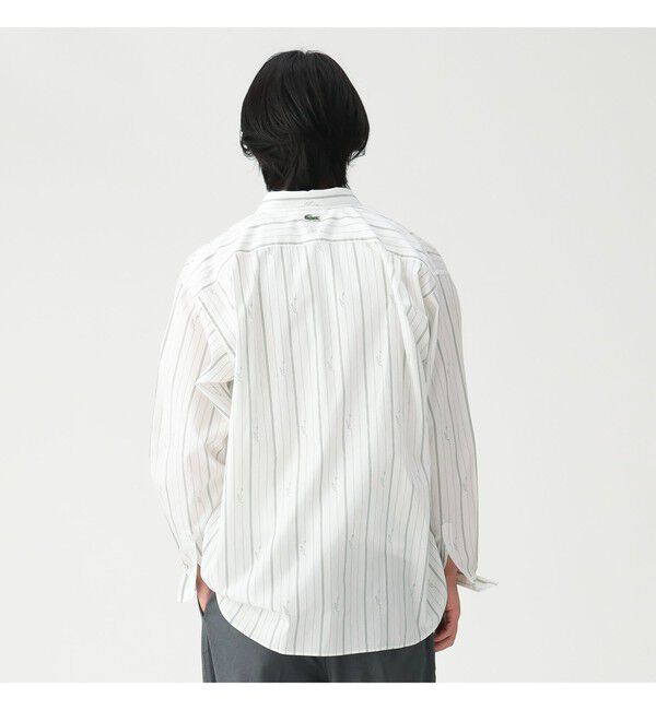 BEAMS「【別注】LACOSTE / ストライプシャツ」|シャツ・ブラウス|