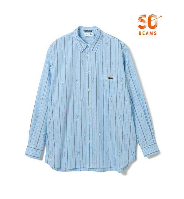 BEAMS「【別注】LACOSTE / ストライプシャツ」|シャツ・ブラウス|RUISSEAU