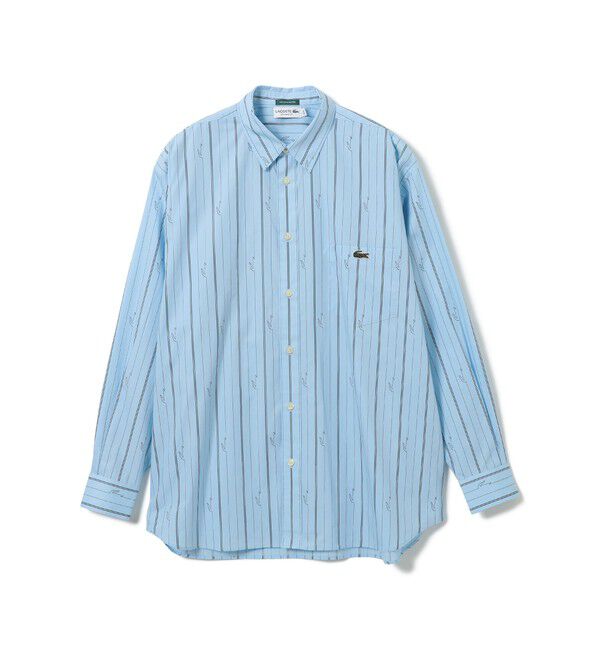 BEAMS「【別注】LACOSTE / ストライプシャツ」|シャツ・ブラウス|