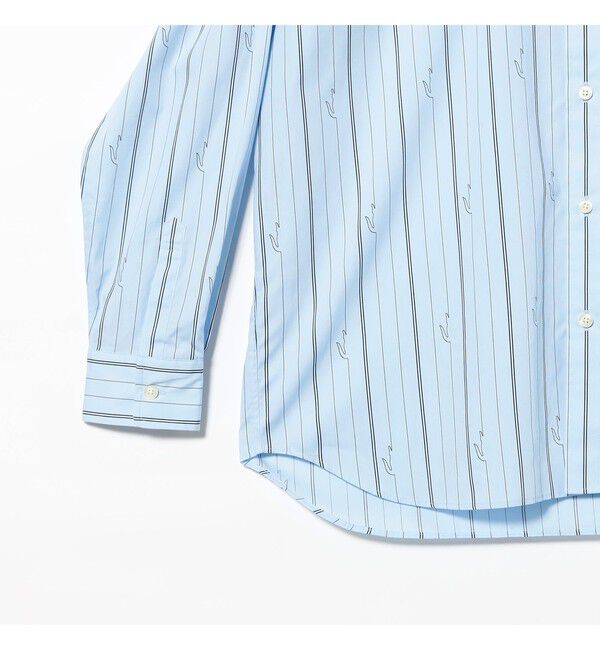 BEAMS「【別注】LACOSTE / ストライプシャツ」|シャツ・ブラウス|