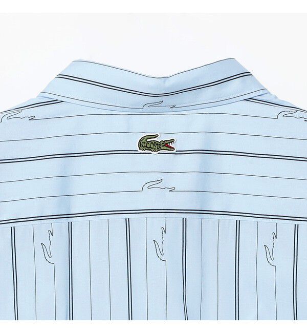 BEAMS「【別注】LACOSTE / ストライプシャツ」|シャツ・ブラウス|
