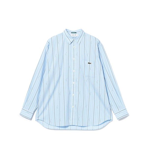 BEAMS「【別注】LACOSTE / ストライプシャツ」|シャツ・ブラウス|