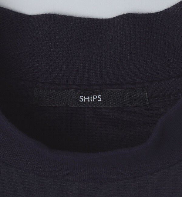 SHIPS「SHIPS: FELCERA(R) モック ネック ロングスリーブ Tシャツ」|Tシャツ・カットソー|