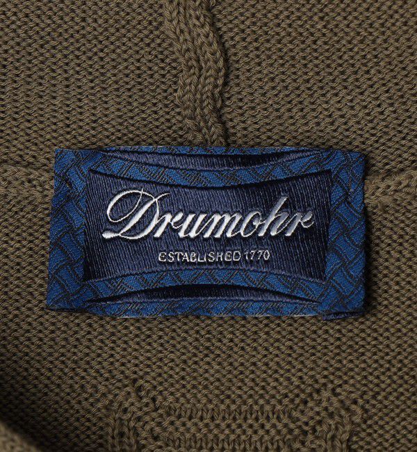 SHIPS「Drumohr: コットン ニット フーディ」|パーカー|