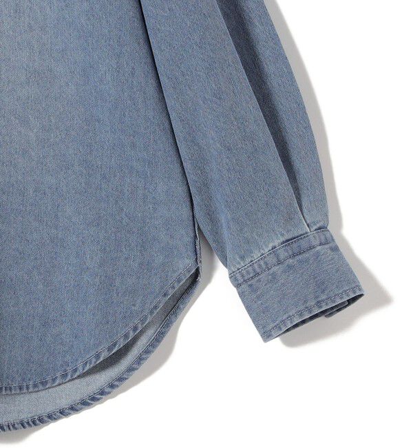 SHIPS for women「〈洗濯機可能〉7.8 oz デニム オーバー シャツ」|シャツ・ブラウス|