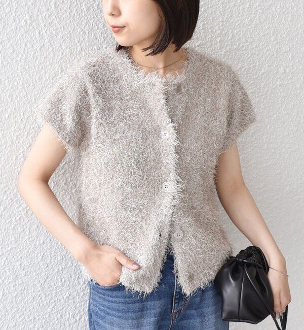 SHIPS Colors 「SHIPS Colors:〈手洗い可能〉フェザー クルーネック 2WAY ニット◇」|ニット・セーター|