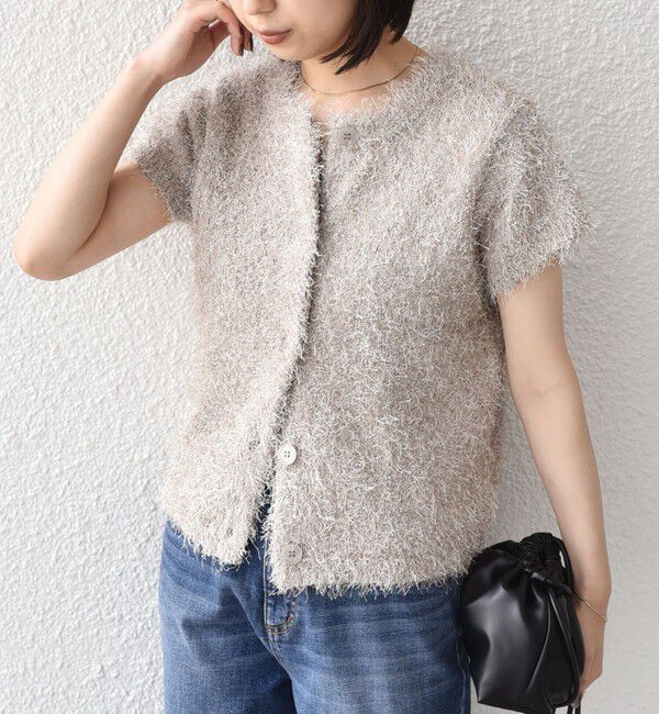 SHIPS Colors 「SHIPS Colors:〈手洗い可能〉フェザー クルーネック 2WAY ニット◇」|ニット・セーター|