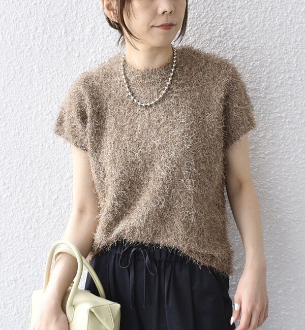 SHIPS Colors 「SHIPS Colors:〈手洗い可能〉フェザー クルーネック 2WAY ニット◇」|ニット・セーター|