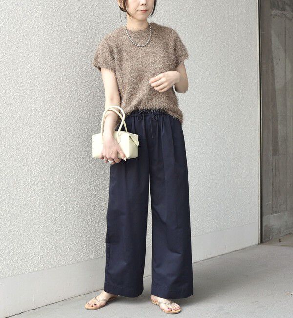 SHIPS Colors 「SHIPS Colors:〈手洗い可能〉フェザー クルーネック 2WAY ニット◇」|ニット・セーター|