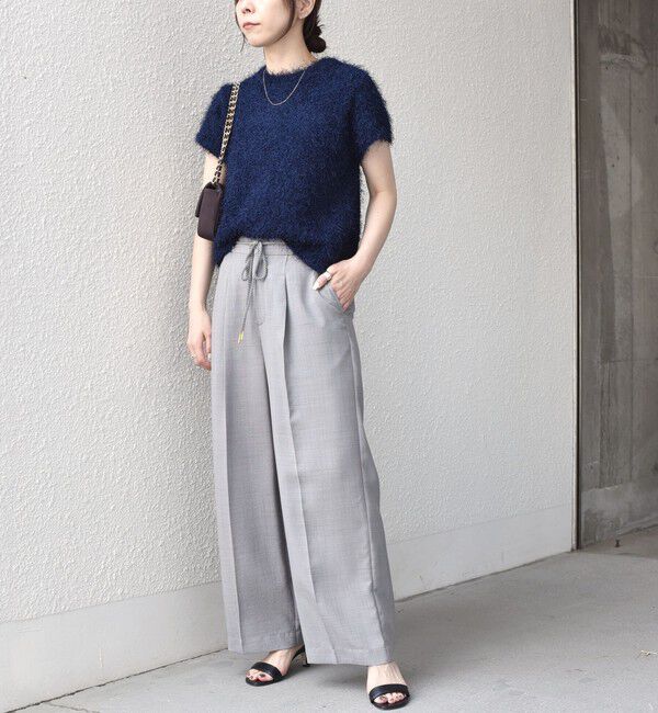 SHIPS Colors 「SHIPS Colors:〈手洗い可能〉フェザー クルーネック 2WAY ニット◇」|ニット・セーター|