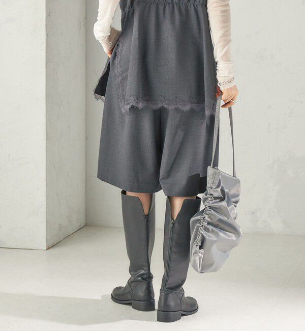 SHIPS for women「〈手洗い可能〉タック ギャザー ハーフ パンツ」|その他|