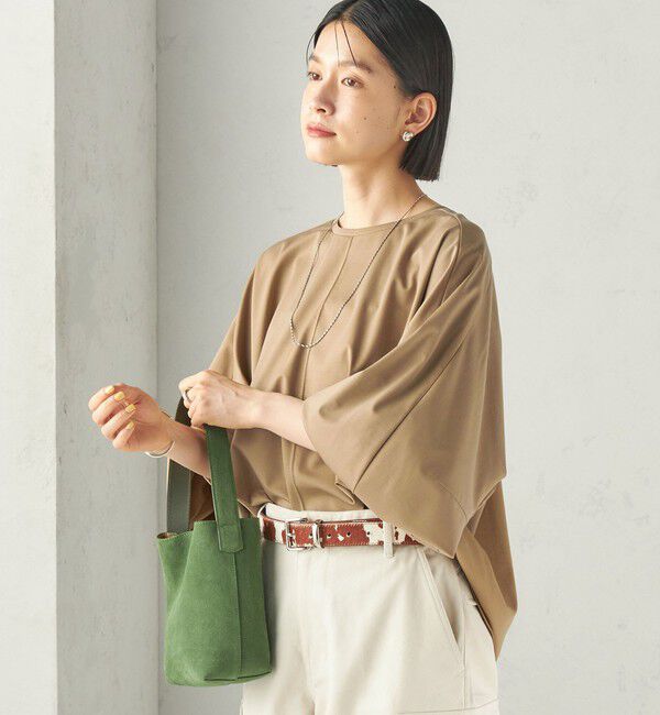 SHIPS for women「〈手洗い可能〉セルロース ポンチ ドルマン プルオーバー」|Tシャツ・カットソー|