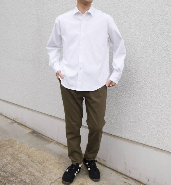 SHIPS any「〈吸水速乾〉SORONA(R) ストレッチ ジャージー レギュラーカラー シャツ◇」|シャツ・ブラウス|