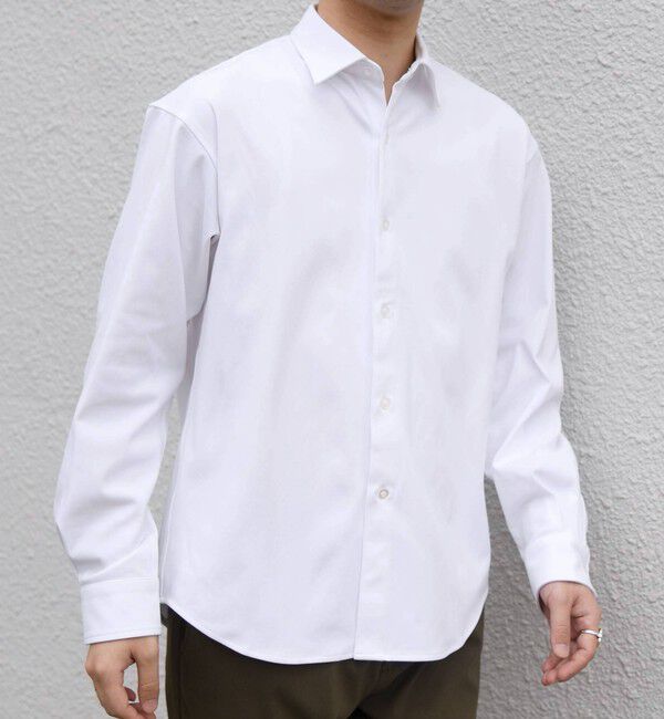 SHIPS any「〈吸水速乾〉SORONA(R) ストレッチ ジャージー レギュラーカラー シャツ◇」|シャツ・ブラウス|