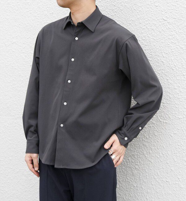 SHIPS any「〈吸水速乾〉SORONA(R) ストレッチ ジャージー レギュラーカラー シャツ◇」|シャツ・ブラウス|