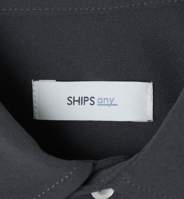 SHIPS any「〈吸水速乾〉SORONA(R) ストレッチ ジャージー レギュラーカラー シャツ◇」|シャツ・ブラウス|