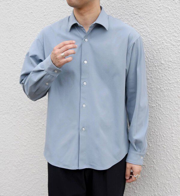 SHIPS any「〈吸水速乾〉SORONA(R) ストレッチ ジャージー レギュラーカラー シャツ◇」|シャツ・ブラウス|