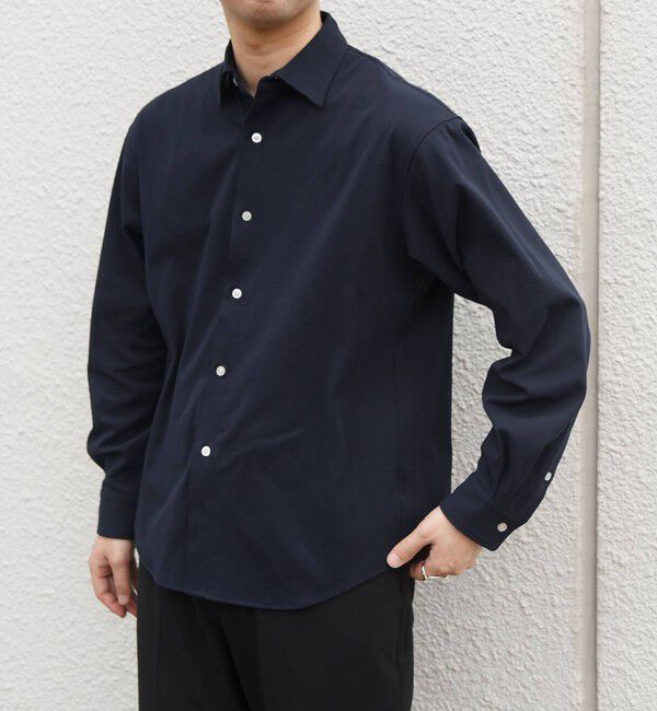 SHIPS any「〈吸水速乾〉SORONA(R) ストレッチ ジャージー レギュラーカラー シャツ◇」|シャツ・ブラウス|