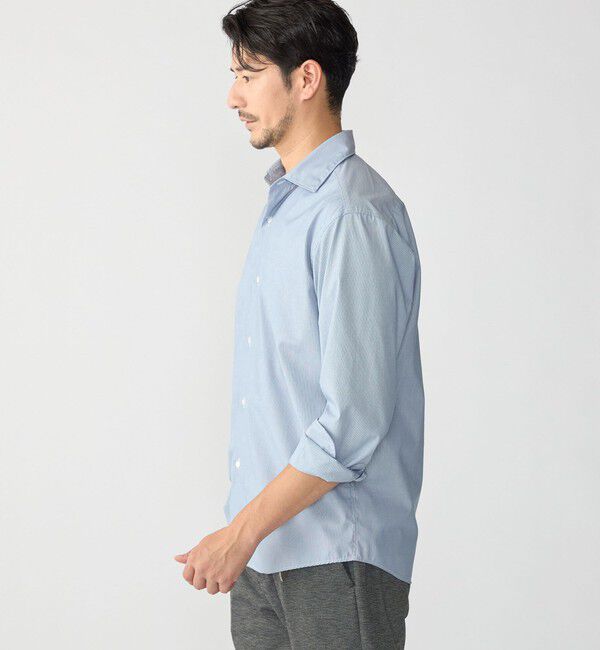 SHIPS「MADE IN JAPAN エステネージュ ワイドカラー シャツ」|シャツ・ブラウス|