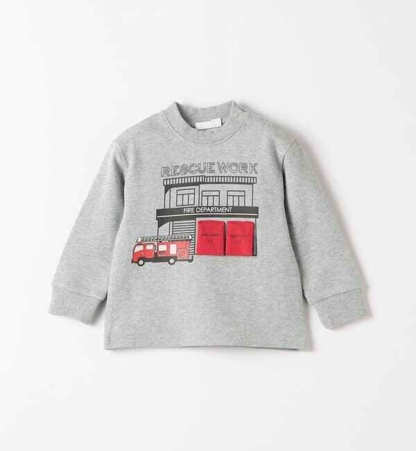 SHIPS Colors 「〈洗濯機可能〉エマージェンシービークル（救急車 / 消防車）スウェット◇」|スウェット・ジャージ|グレー