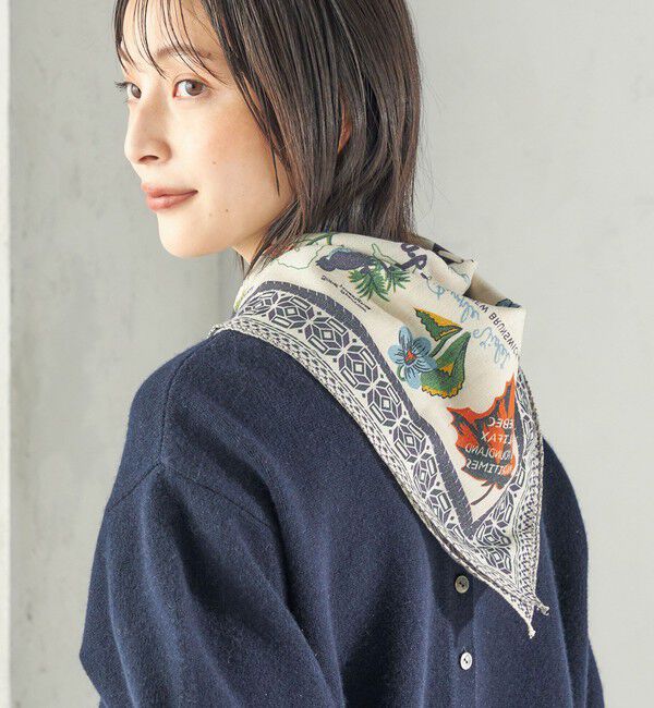SHIPS for women「《予約》BINDU: シルク ウール ストール 64*64」|ストール|