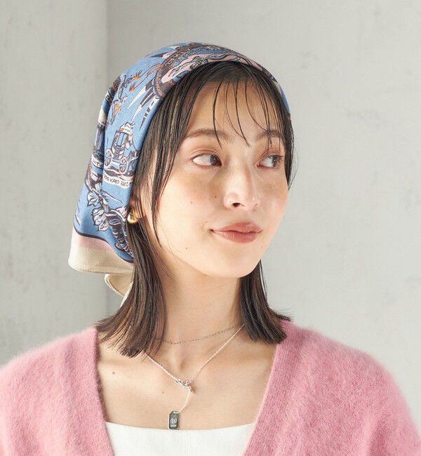 SHIPS for women「《予約》BINDU: シルク ウール ストール 64*64」|ストール|