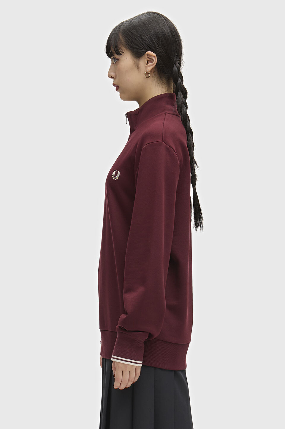 FRED PERRY 「FRED PERRY／Half Zip Sweatshirt／フレッドペリーハーフジップスウェットシャツ」|スウェット・ジャージ|