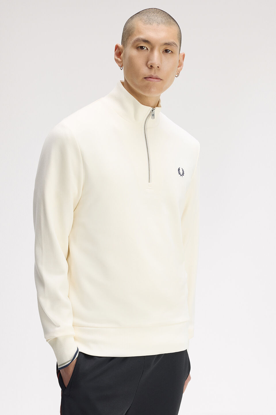 FRED PERRY 「FRED PERRY／Half Zip Sweatshirt／フレッドペリーハーフジップスウェットシャツ」|スウェット・ジャージ|