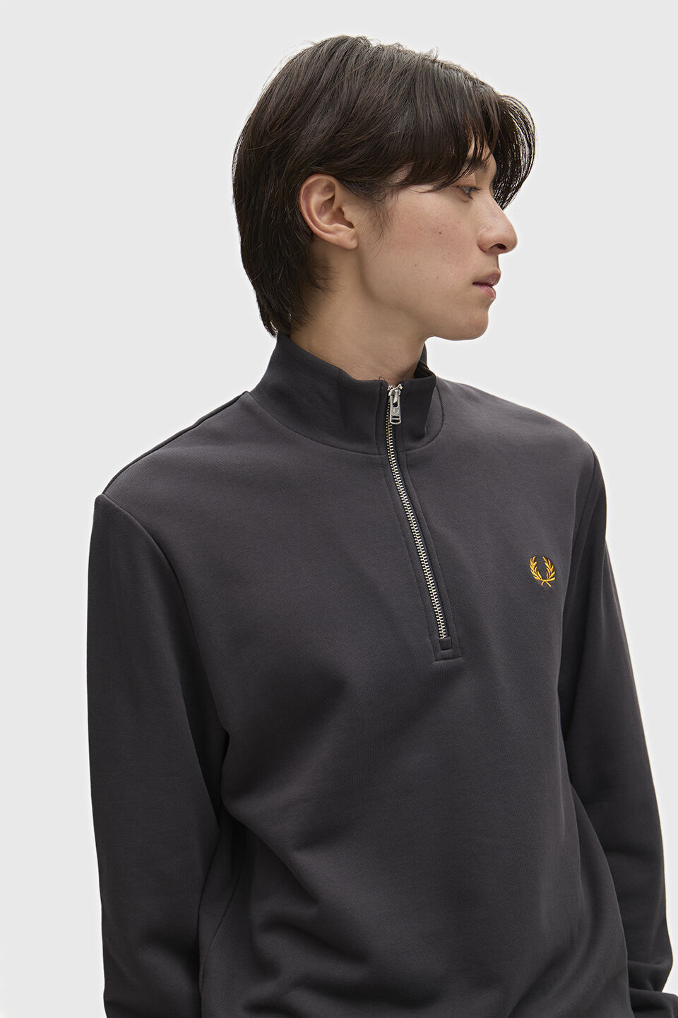 FRED PERRY 「FRED PERRY／Half Zip Sweatshirt／フレッドペリーハーフジップスウェットシャツ」|スウェット・ジャージ|