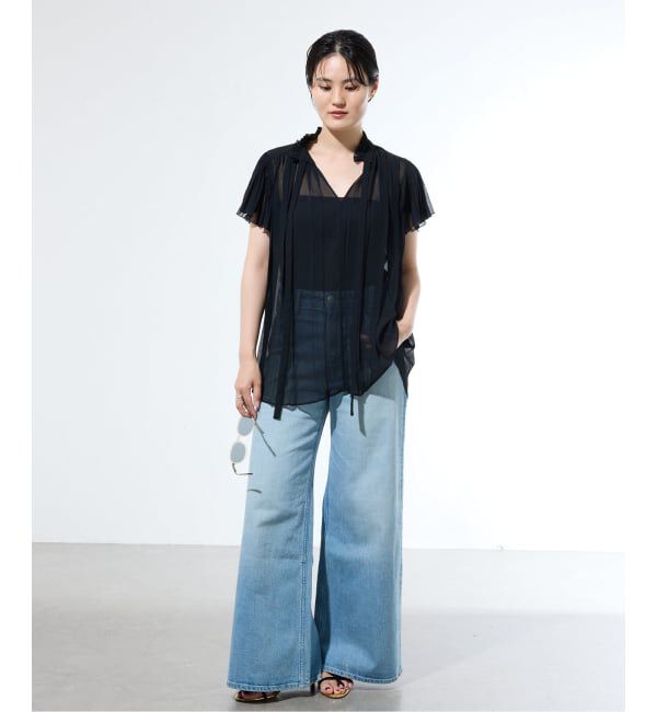 IENA「《WEB/一部店舗限定》BOUQUET de L&rsquo;UNE/リュンヌ ブラウス」|シャツ・ブラウス|
