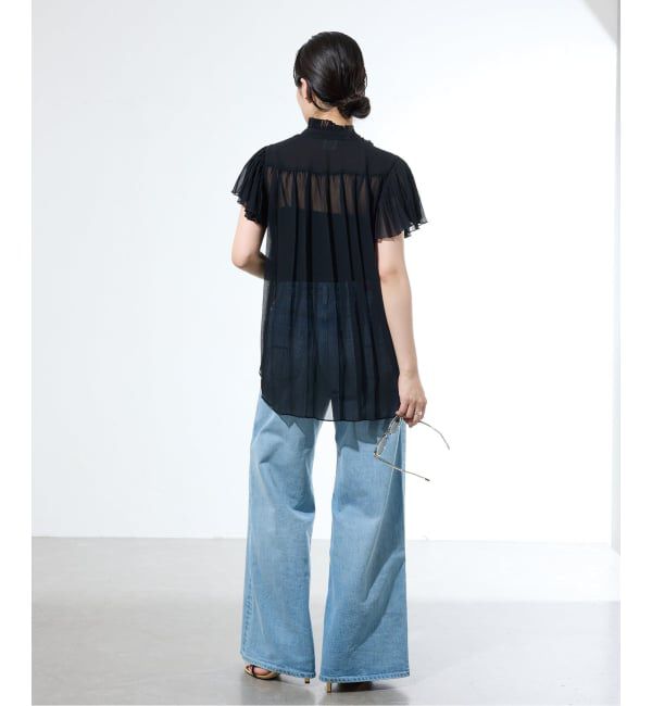IENA「《WEB/一部店舗限定》BOUQUET de L&rsquo;UNE/リュンヌ ブラウス」|シャツ・ブラウス|