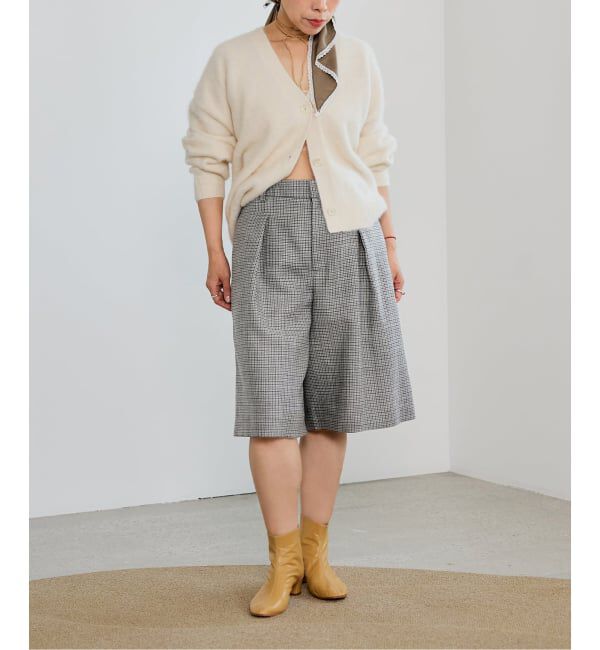 IENA LA BOUCLE「IENA LA BOUCLE ハウンドトゥースショートパンツ」|その他|