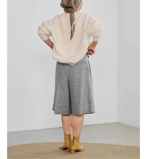 IENA LA BOUCLE「IENA LA BOUCLE ハウンドトゥースショートパンツ」|その他|