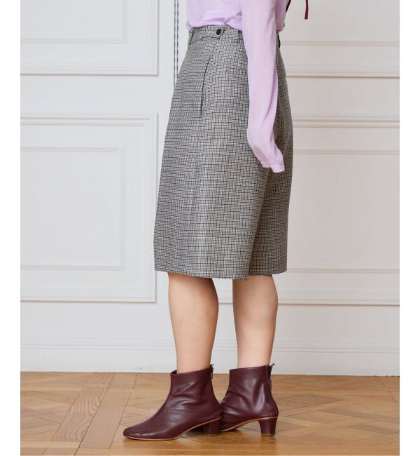 IENA LA BOUCLE「IENA LA BOUCLE ハウンドトゥースショートパンツ」|その他|