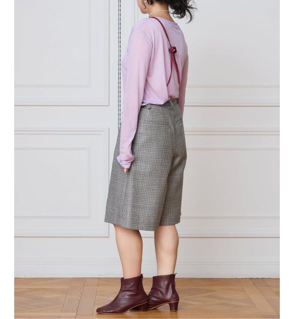 IENA LA BOUCLE「IENA LA BOUCLE ハウンドトゥースショートパンツ」|その他|