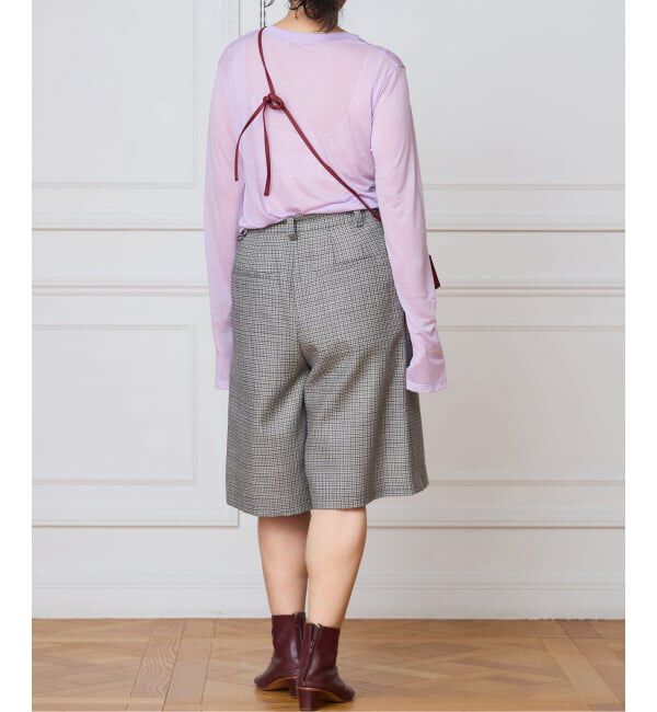IENA LA BOUCLE「IENA LA BOUCLE ハウンドトゥースショートパンツ」|その他|