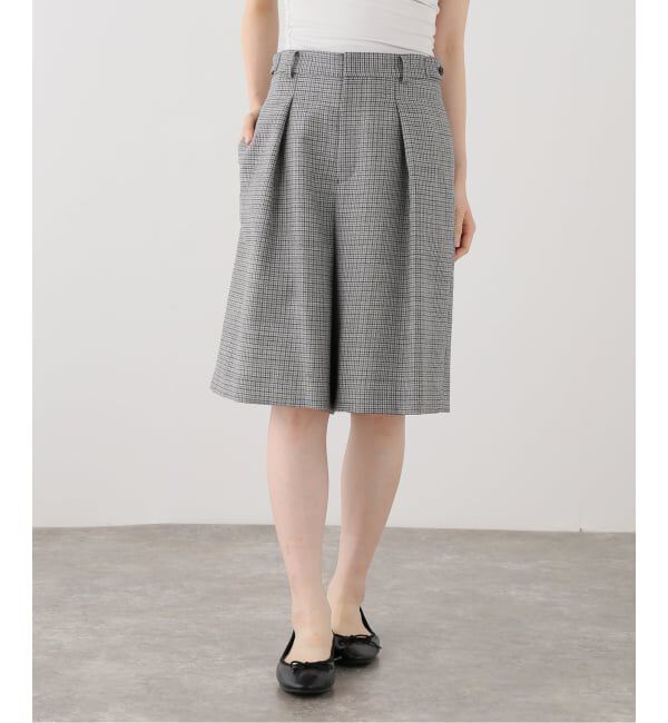 IENA LA BOUCLE「IENA LA BOUCLE ハウンドトゥースショートパンツ」|その他|