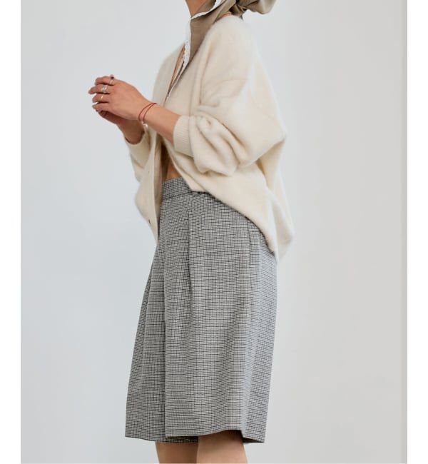 IENA LA BOUCLE「IENA LA BOUCLE ハウンドトゥースショートパンツ」|その他|