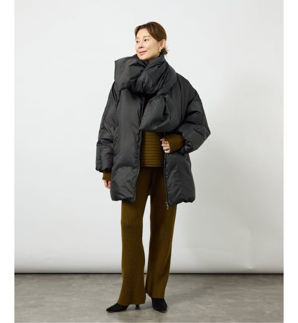 VERMEIL par iena「《予約》Taffeta Bow ダウンコート」|ダウン|